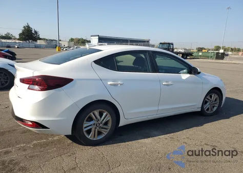 2019 Hyundai Elantra Sel from USA, damaged, VIN 5NPD84LF3KH407592